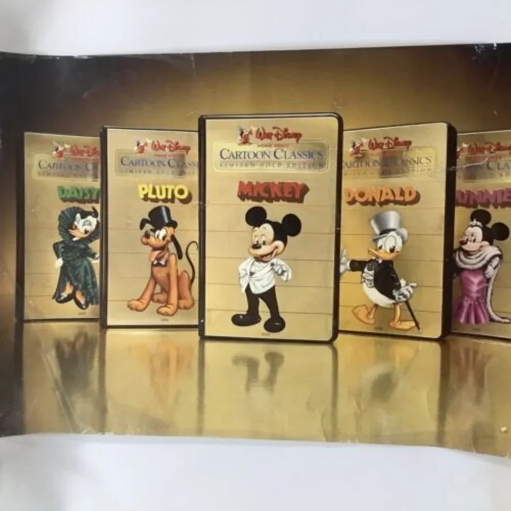 VTG Walt‎ Disney Cartoon Classics Poster 21.5 x 35.5